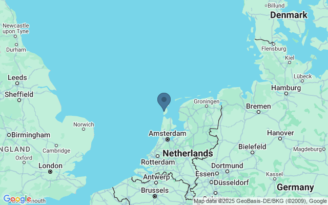 Kaart met locatie Ecomare